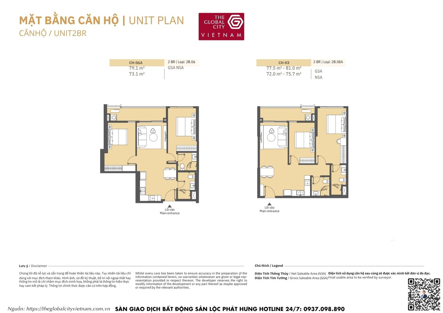 Mặt bằng căn hộ MPP B1 Masteri Park Place - The Global City Quận 2