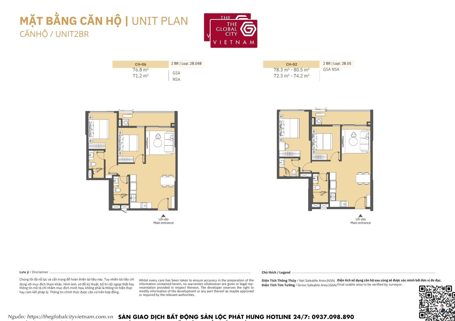 Mặt bằng căn hộ MPP B2 Masteri Park Place - The Global City Quận 2