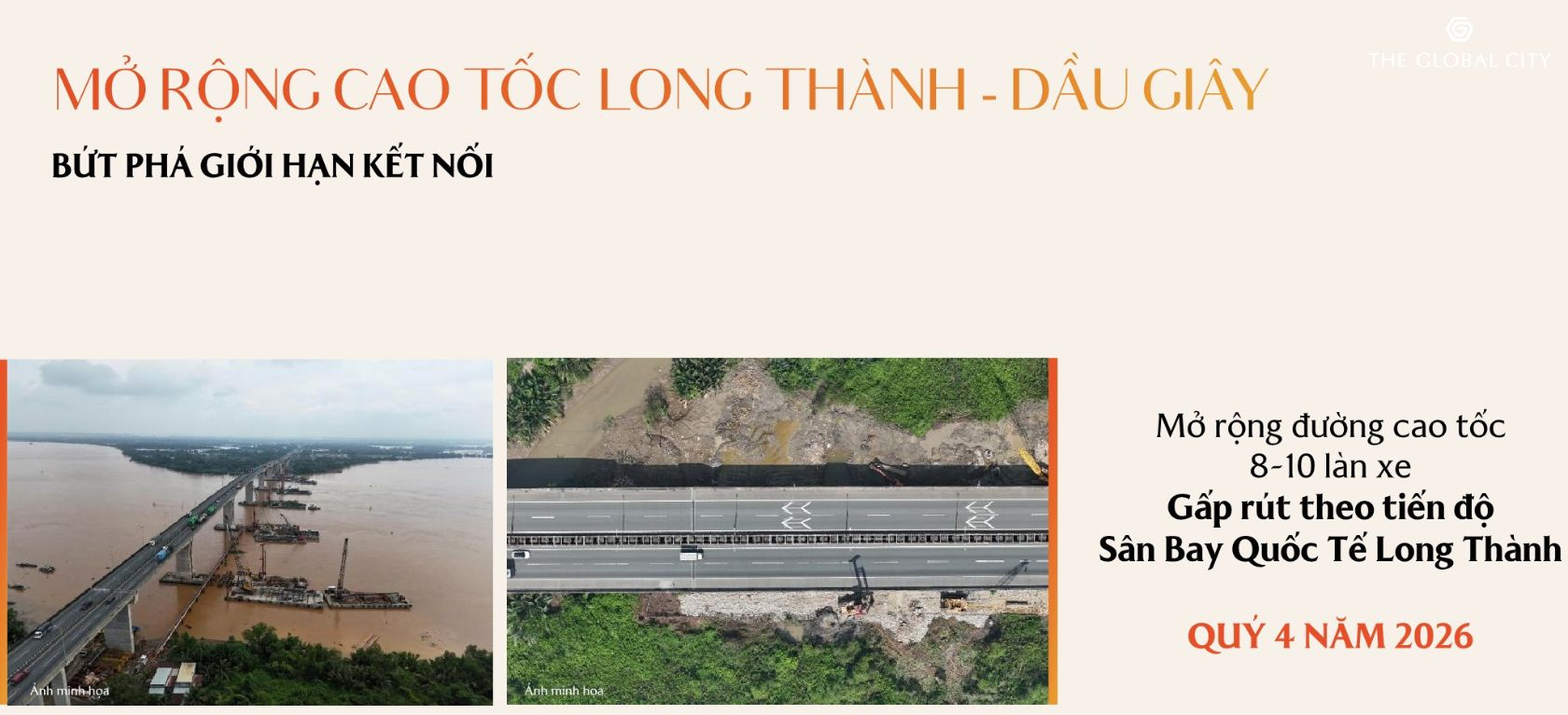 Dự án mở rộng cao tốc Long Thành - Dầu Giây lên 8-10 làn xe giúp bứt phá giới hạn kết nối