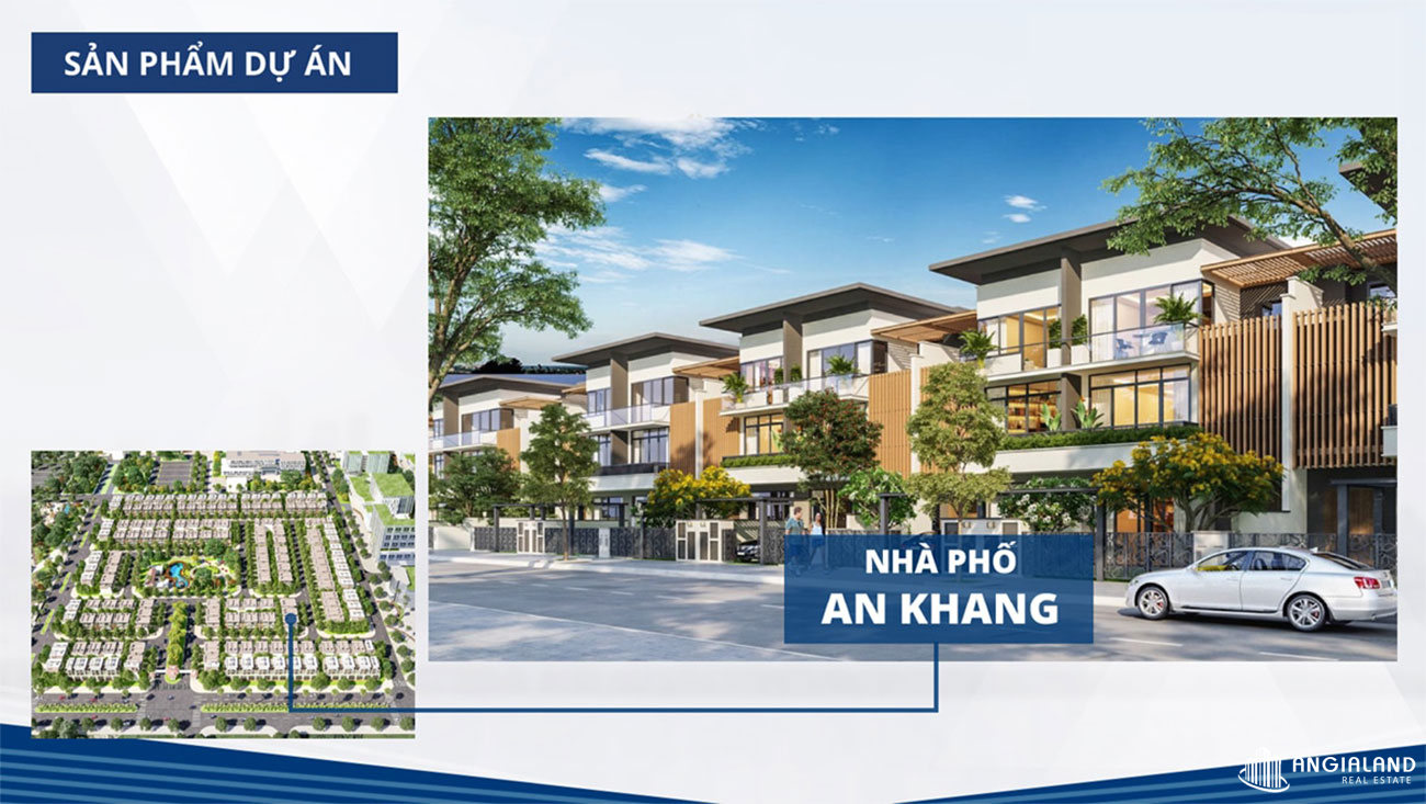 Nhà phố dự án đất nền An Khang Residence