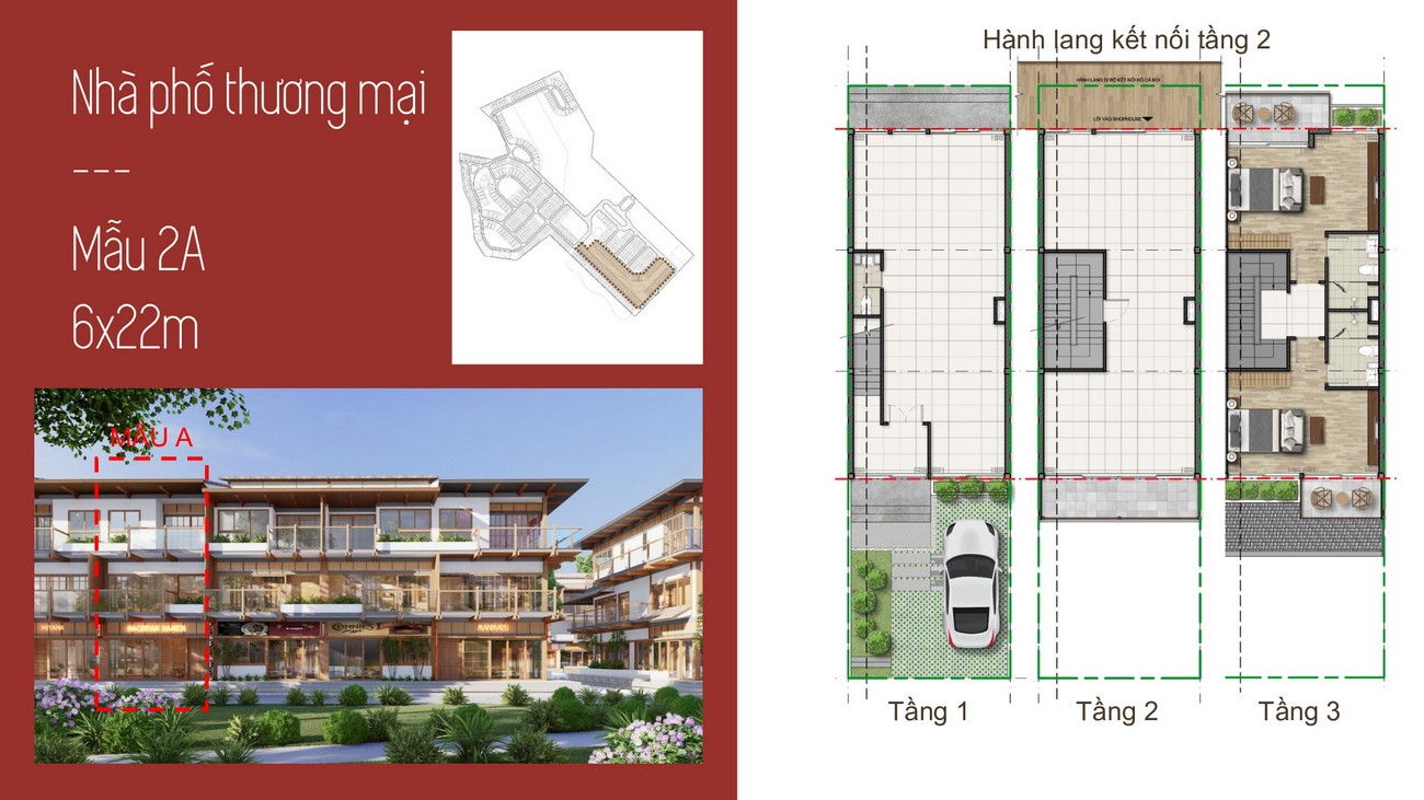Thiết kế dự án nhà phố Seava Hồ Tràm Bình Châu chủ đầu tư Novaland