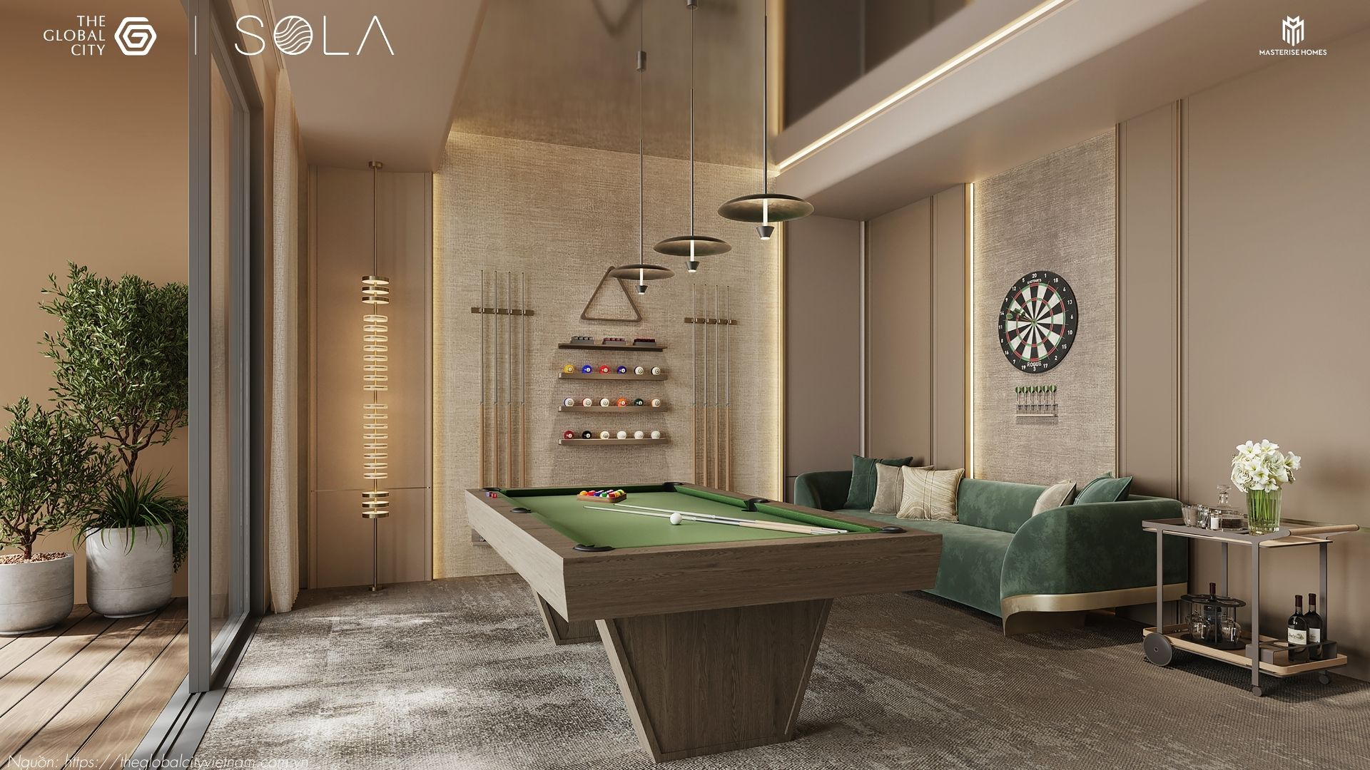 Nhà mẫu biệt thự Sola The Global City Quận 2