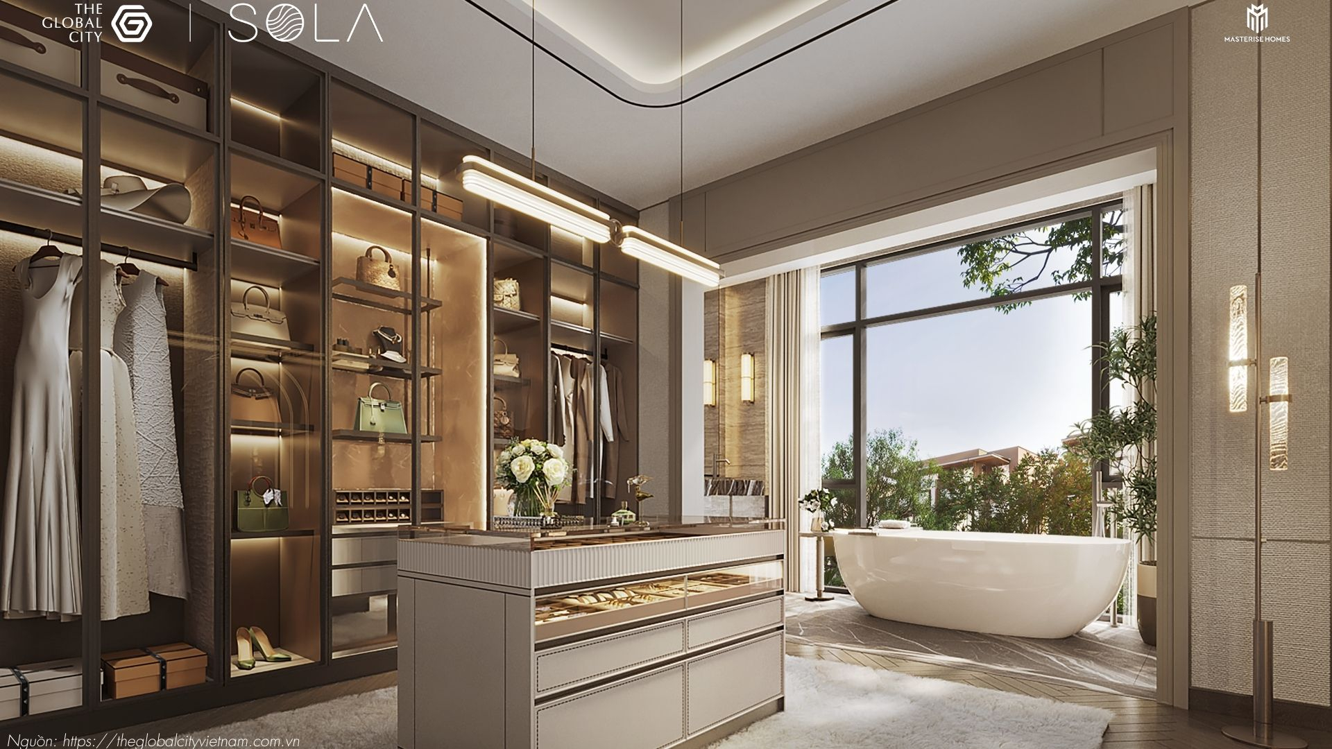 Nhà mẫu biệt thự Sola The Global City Quận 2