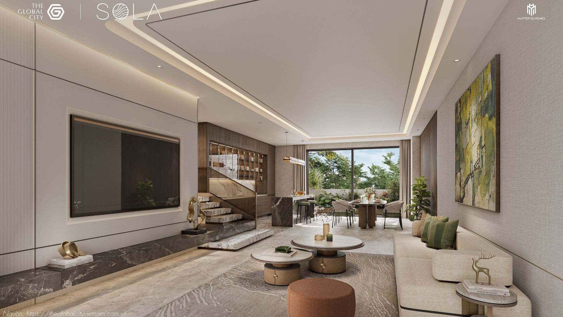 Nhà mẫu biệt thự Sola The Global City Quận 2