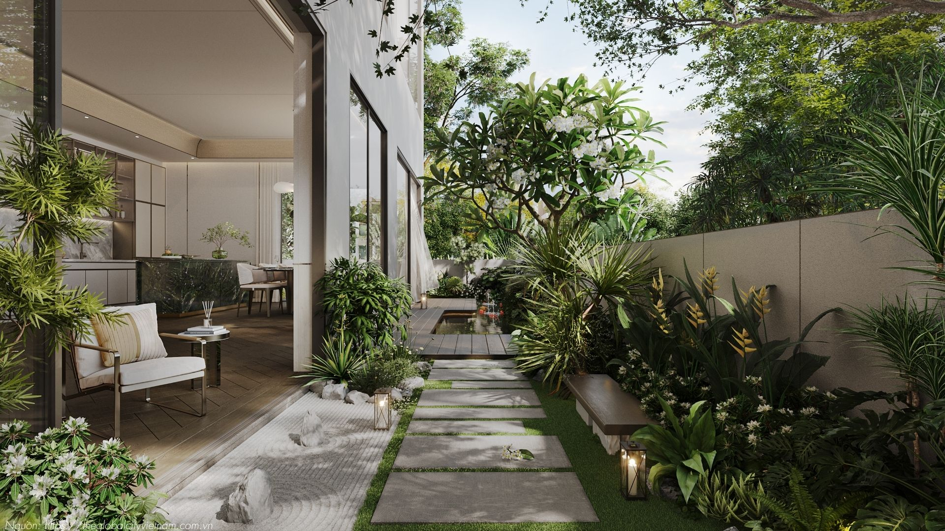 Nhà mẫu biệt thự Sola The Global City Quận 2