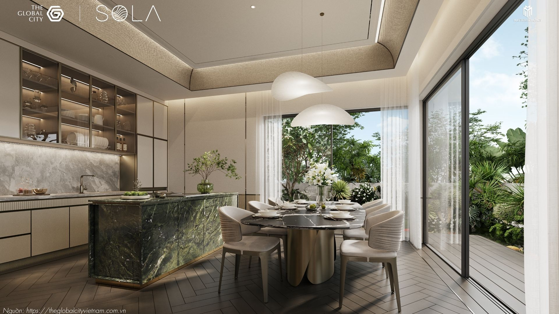 Nhà mẫu biệt thự Sola The Global City Quận 2