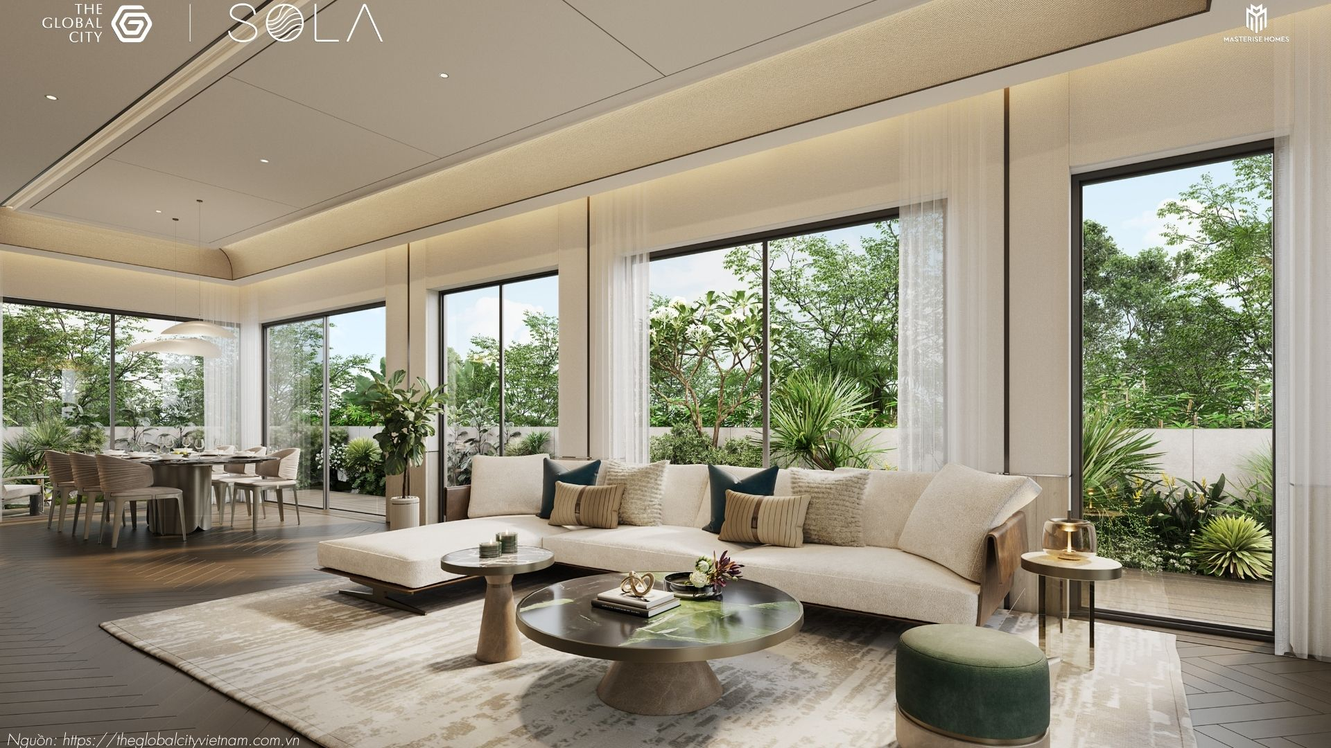 Nhà mẫu biệt thự Sola The Global City Quận 2