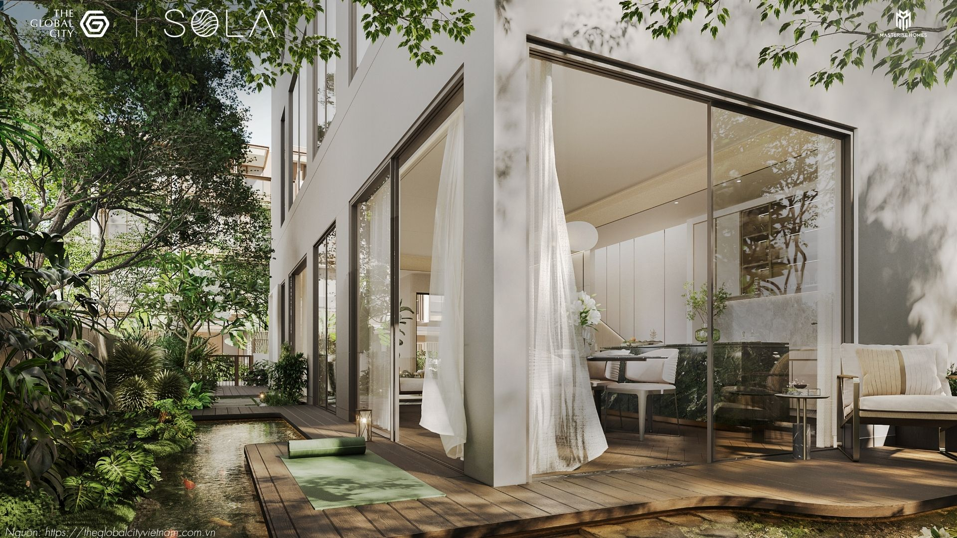 Nhà mẫu biệt thự Sola The Global City Quận 2