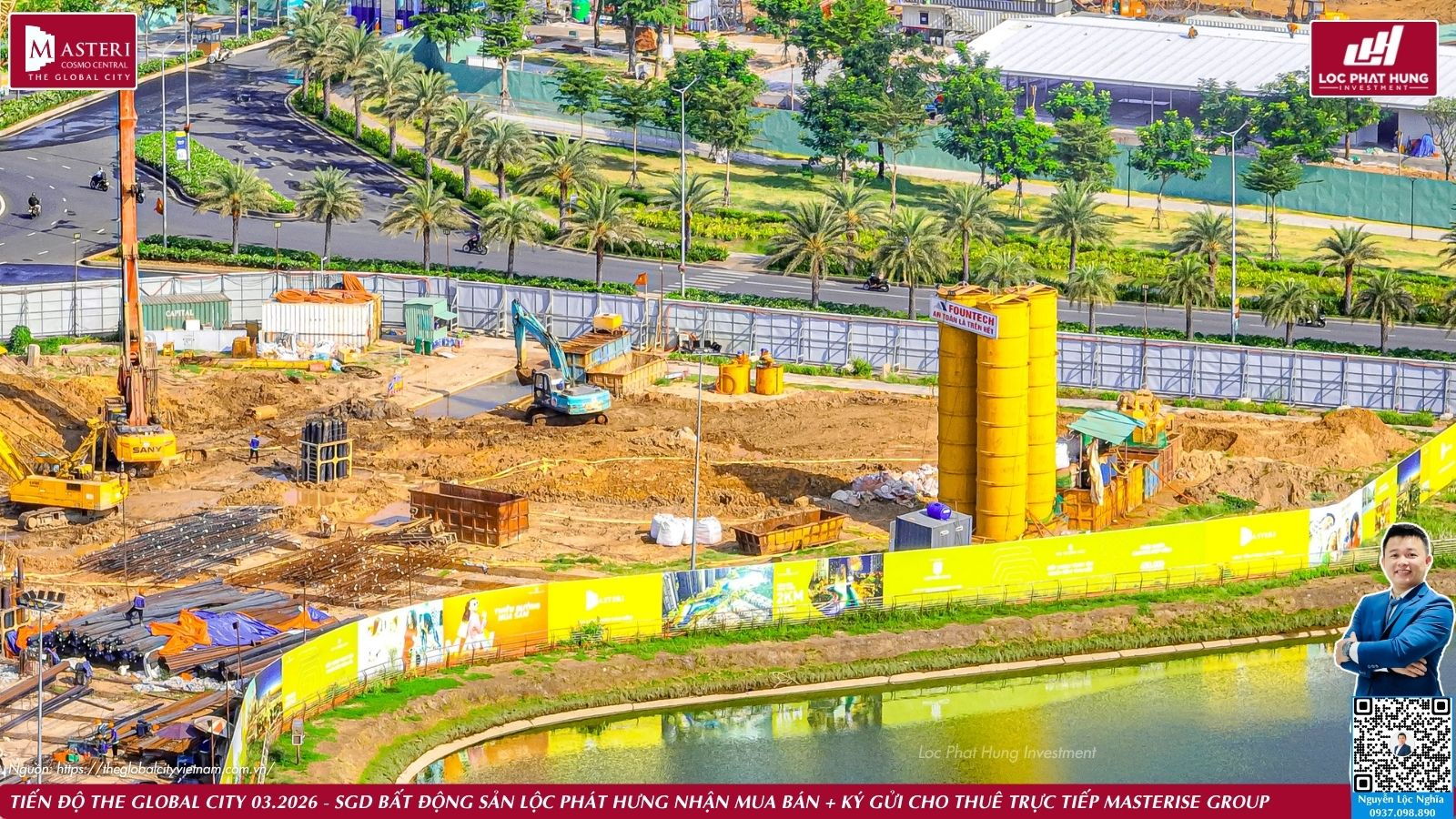 Tiến độ thực tế dự án The Global City ngày 25.03.2026