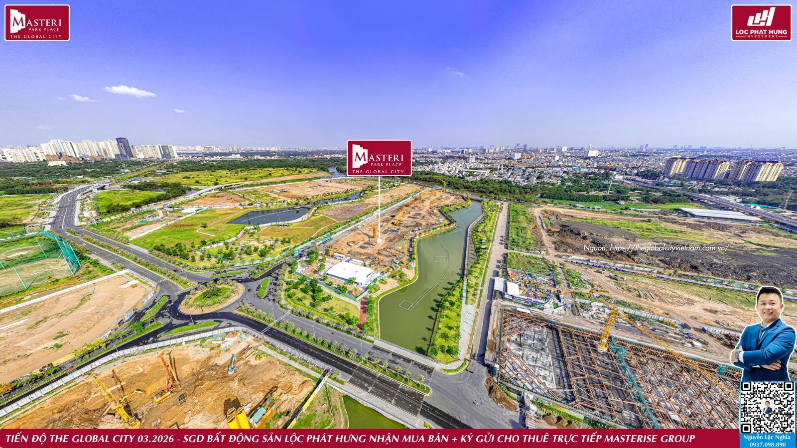 Tiến độ thực tế dự án The Global City ngày 25.03.2026