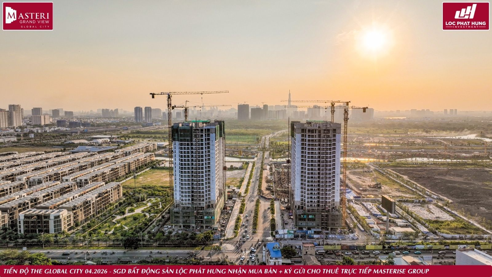 Tiến độ thực tế dự án The Global City ngày 03.04.2026