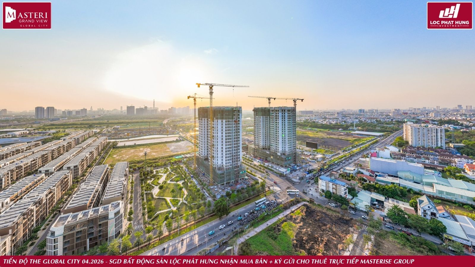 Tiến độ thực tế dự án The Global City ngày 03.04.2026
