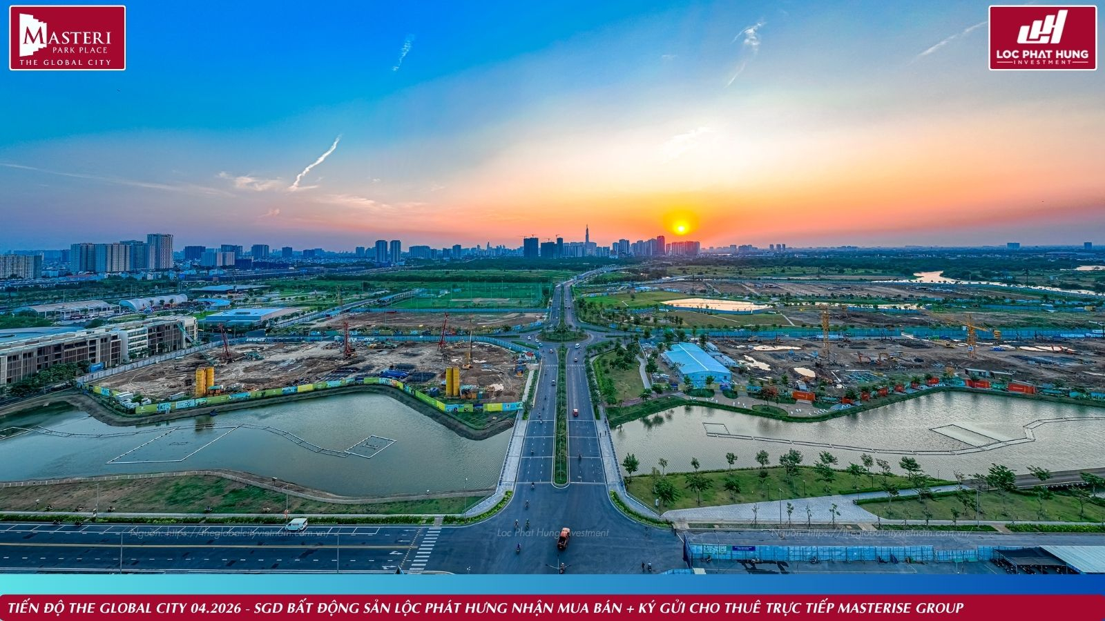 Tiến độ thực tế dự án The Global City ngày 03.04.2026