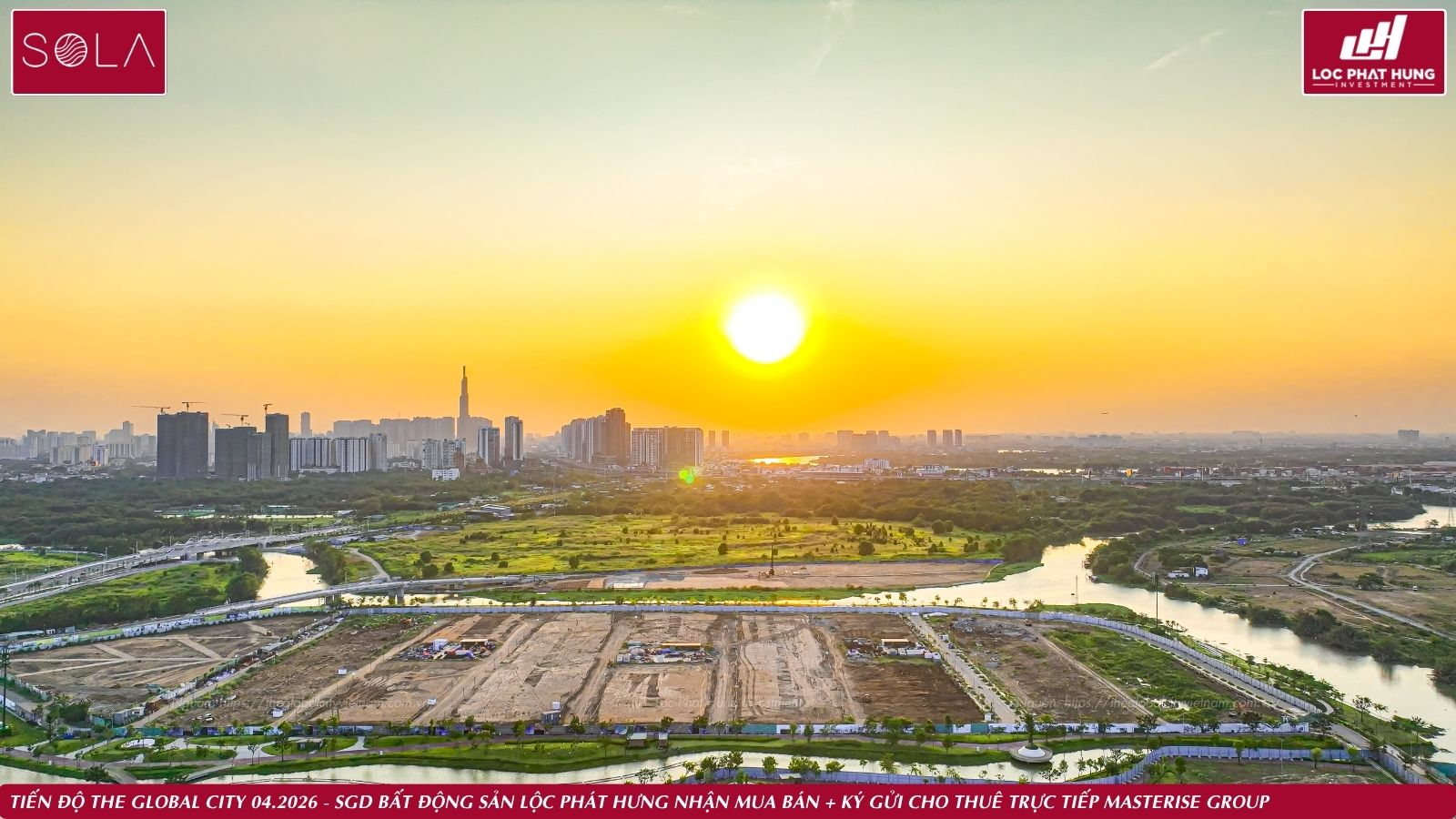 Tiến độ thực tế dự án The Global City ngày 03.04.2026