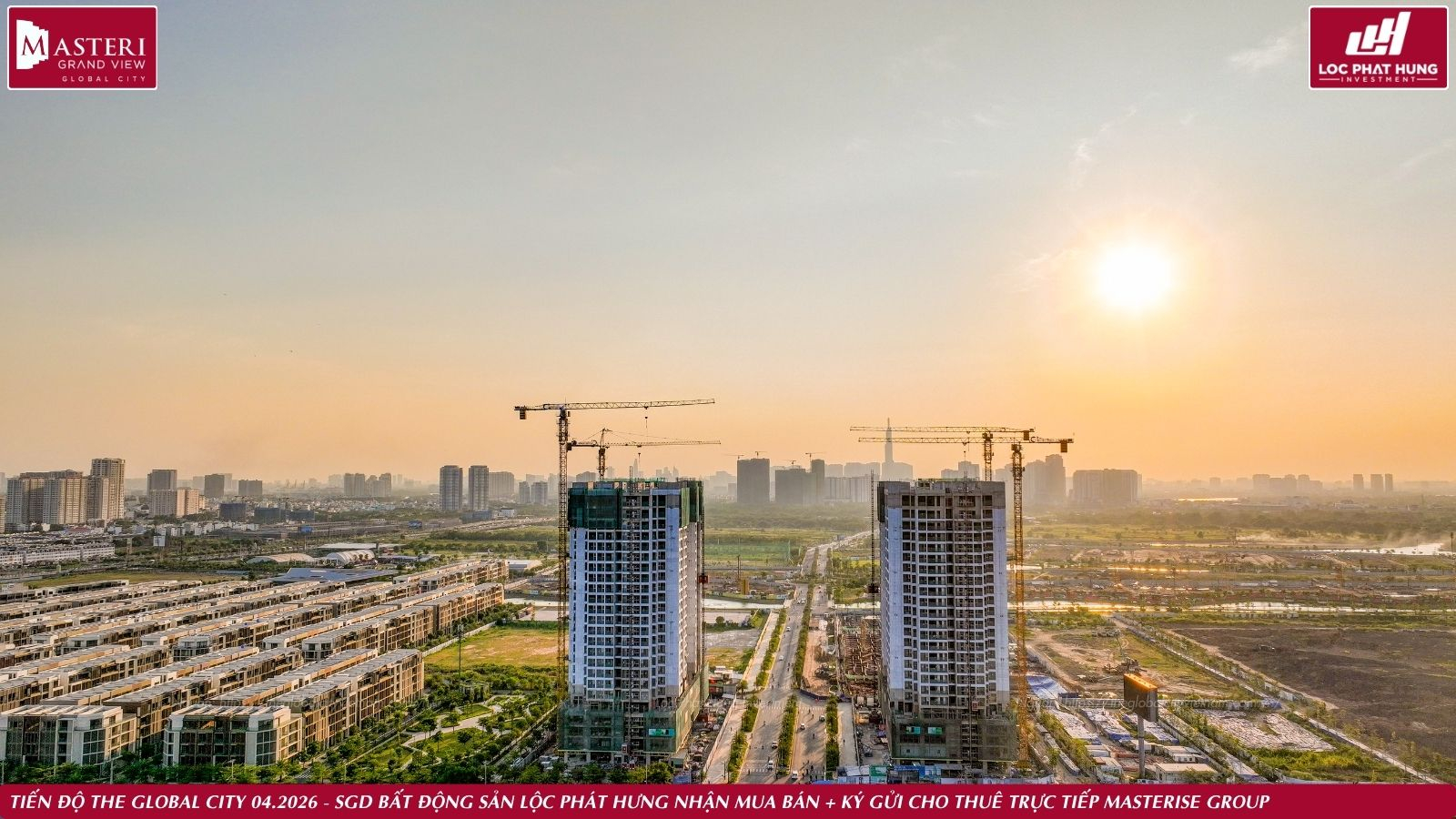 Tiến độ thực tế dự án The Global City ngày 03.04.2026