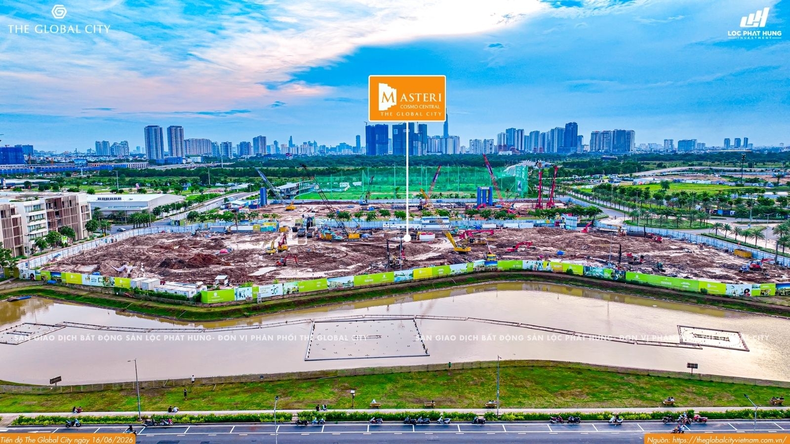 Tiến độ Masteri Cosmo Central ngày 16.06.2026 phân khu CT4