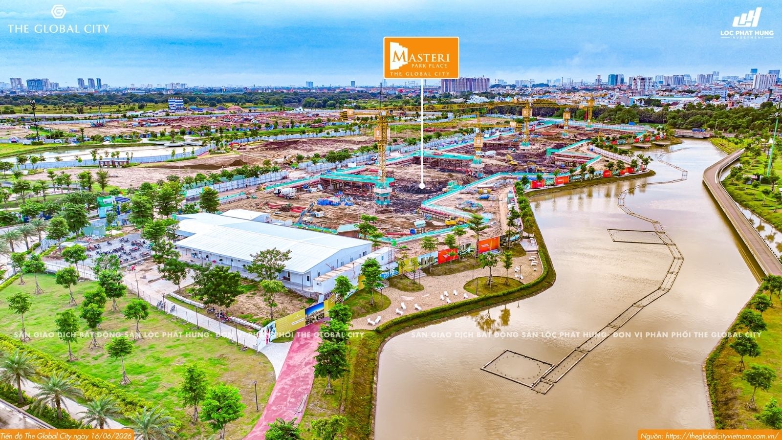 Tiến độ Masteri Park Place ngày 16.06.2026 phân khu CT5