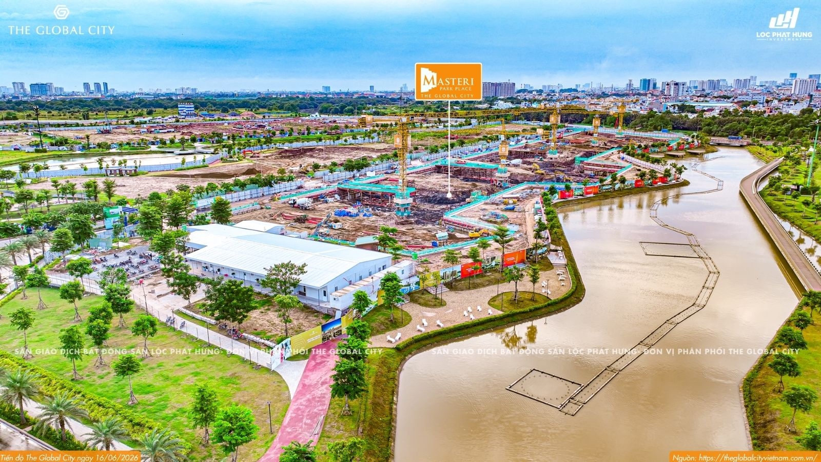 Tiến độ Masteri Park Place ngày 16.06.2026 phân khu CT5