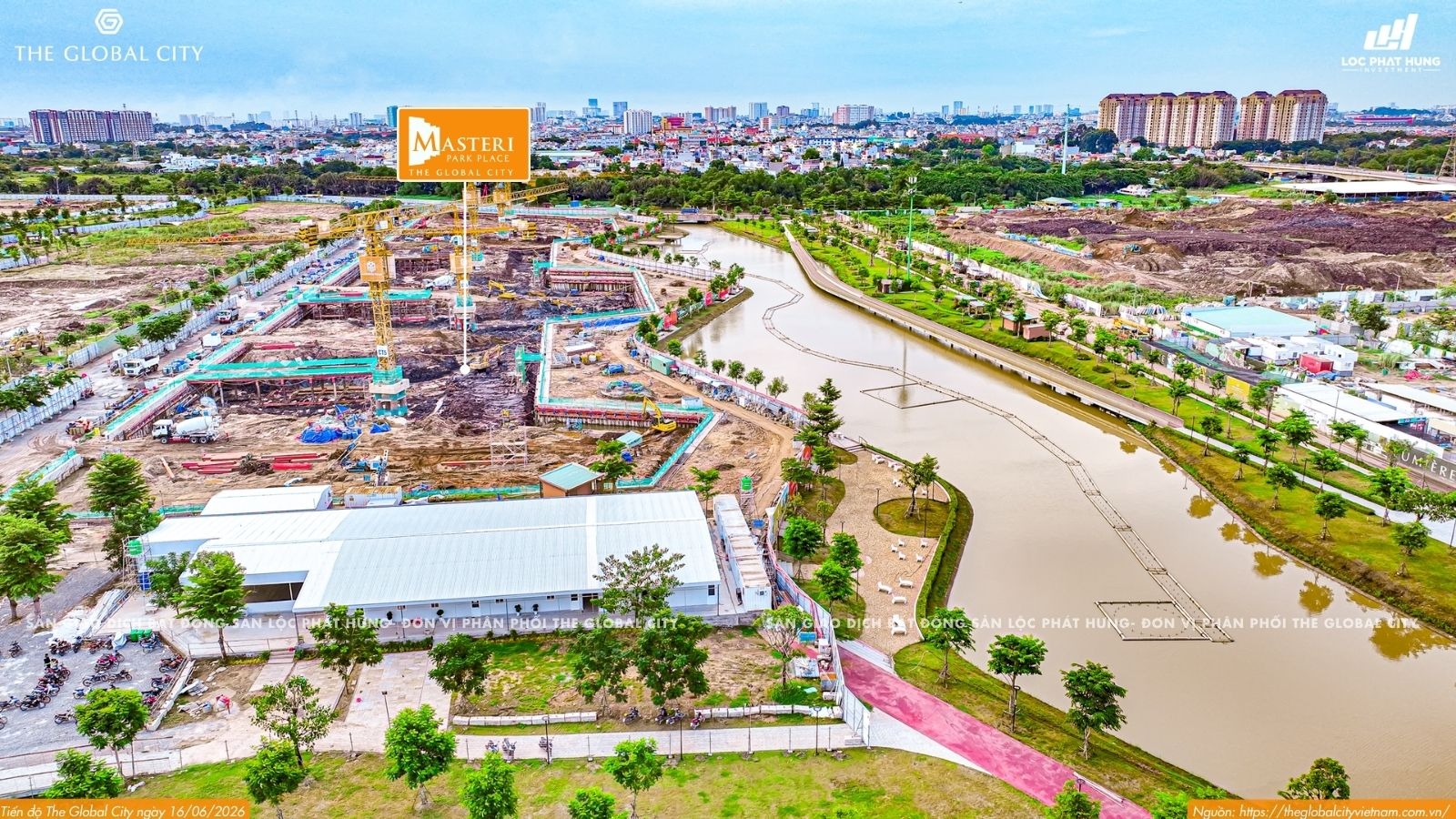 Tiến độ Masteri Park Place ngày 16.06.2026 phân khu CT5