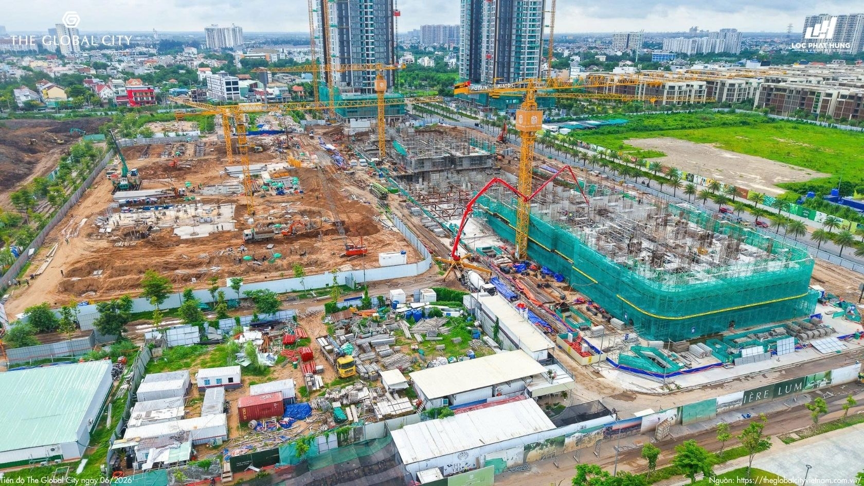 TIẾN ĐỘ THE GLOBAL CITY MỚI 06.2026 