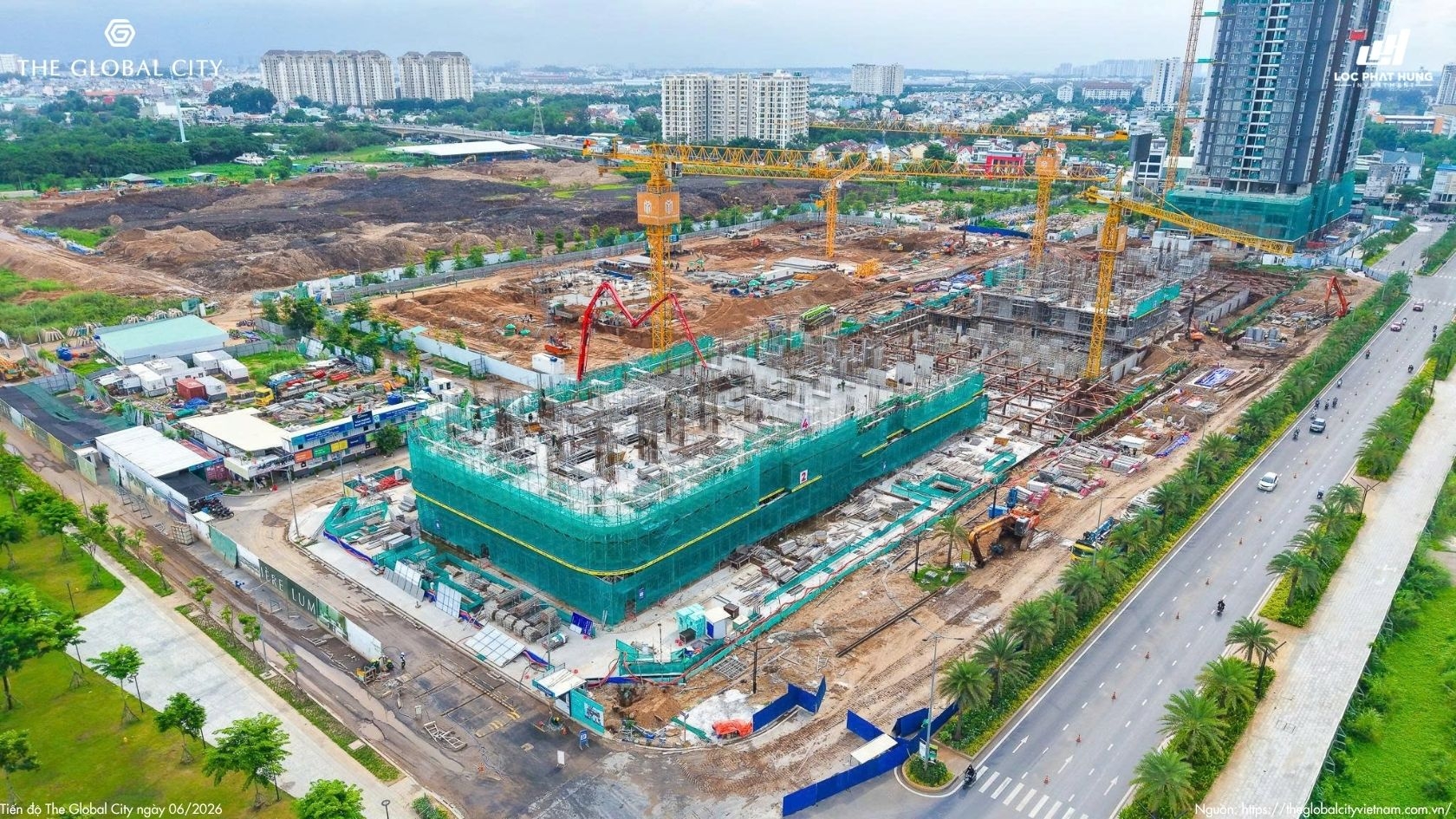 TIẾN ĐỘ THE GLOBAL CITY MỚI 06.2026 