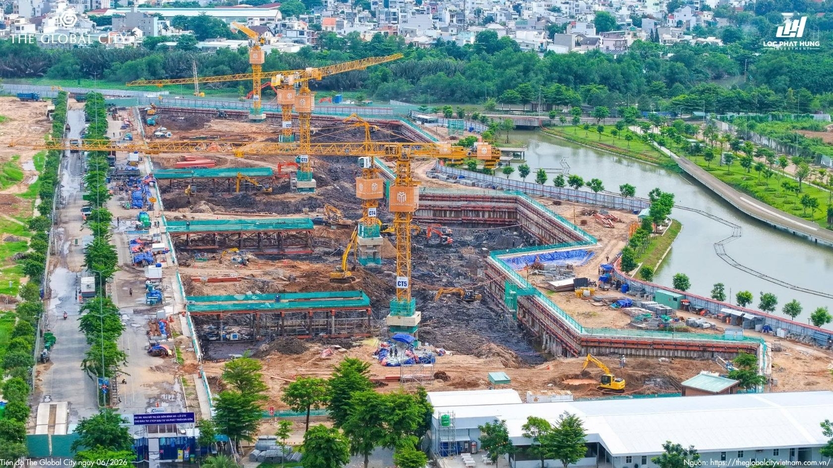 TIẾN ĐỘ THE GLOBAL CITY MỚI 06.2026 