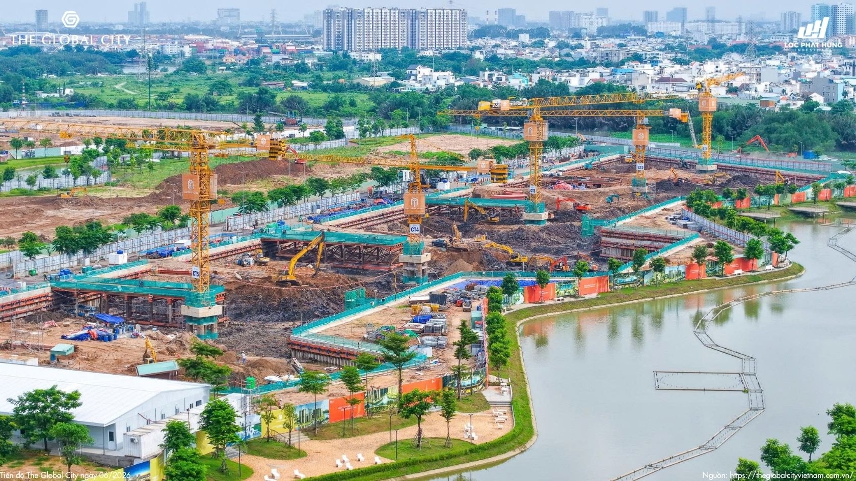 TIẾN ĐỘ THE GLOBAL CITY MỚI 06.2026 