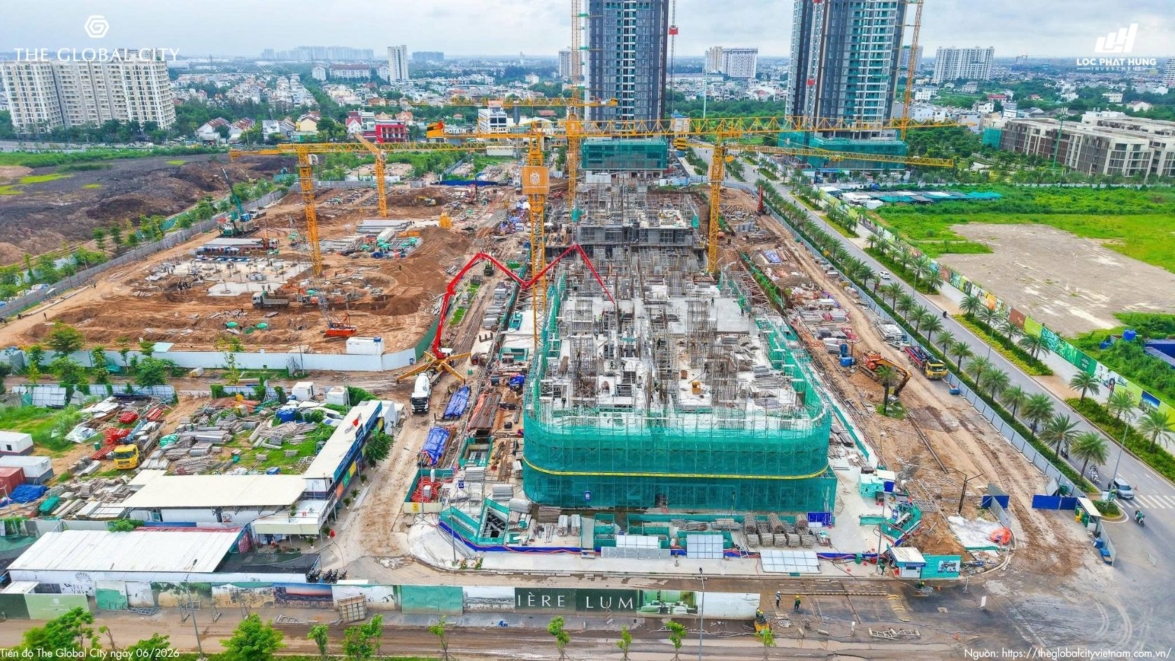 TIẾN ĐỘ THE GLOBAL CITY MỚI 06.2026 