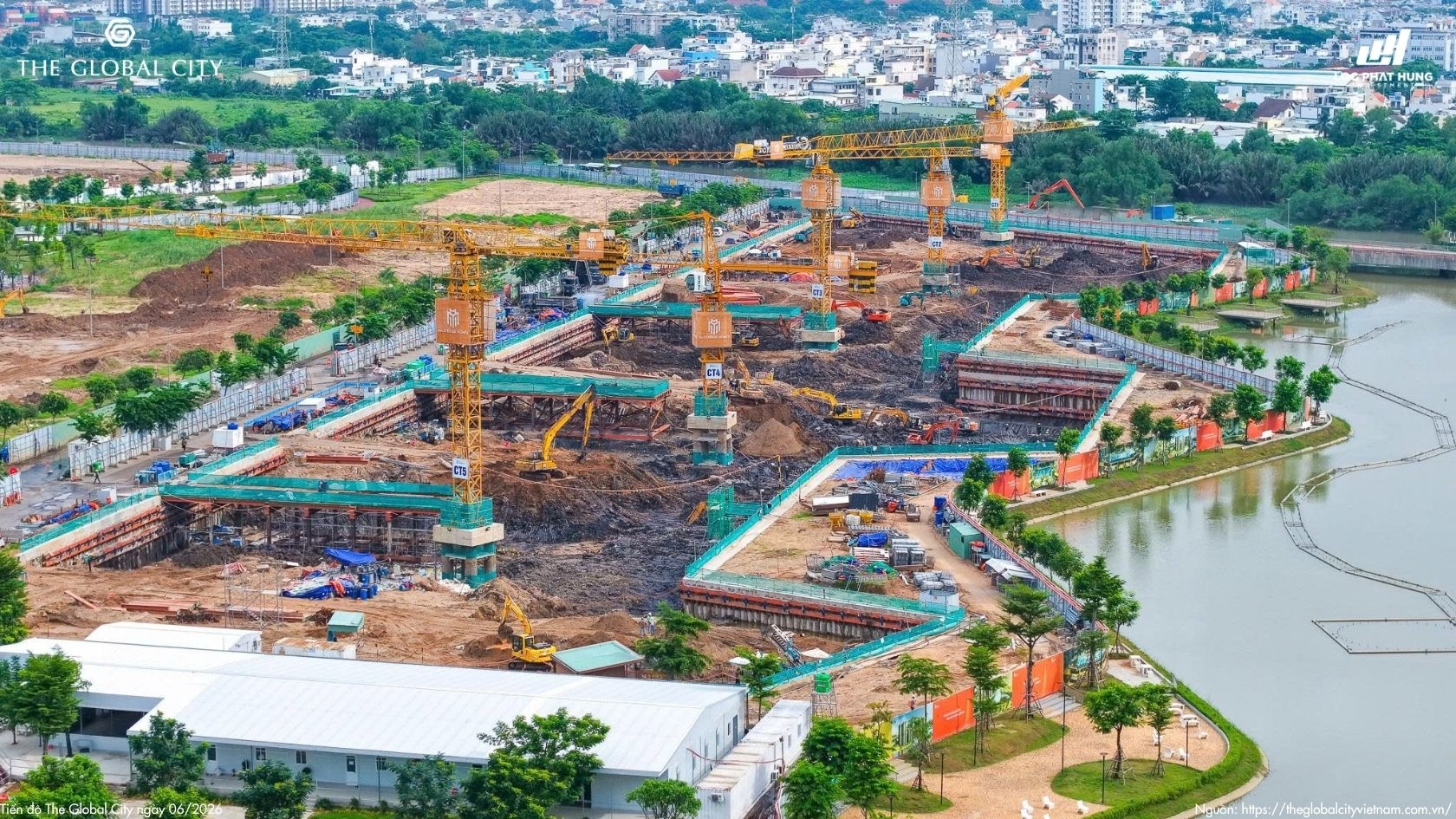 TIẾN ĐỘ THE GLOBAL CITY MỚI 06.2026 