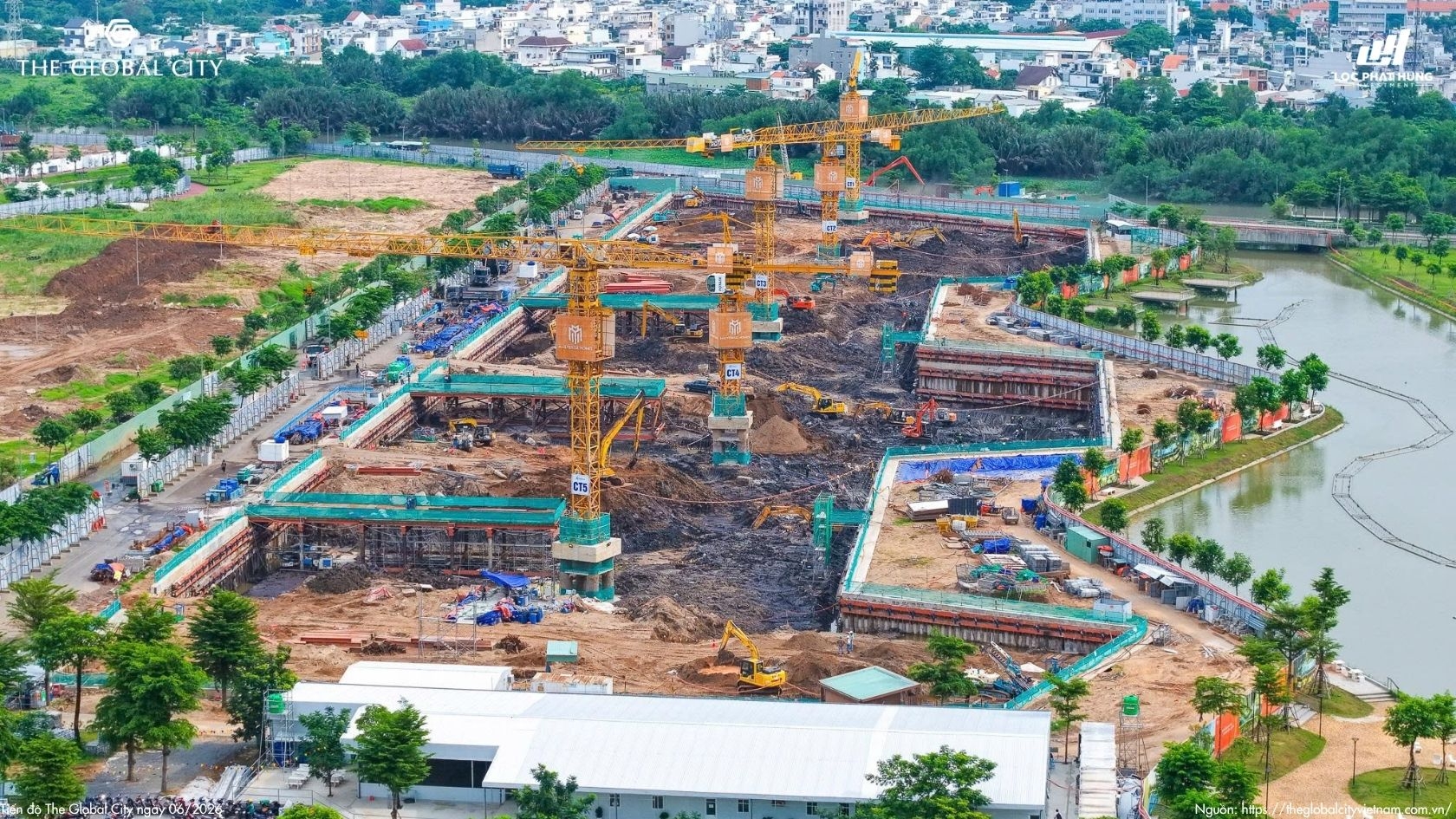 TIẾN ĐỘ THE GLOBAL CITY MỚI 06.2026 