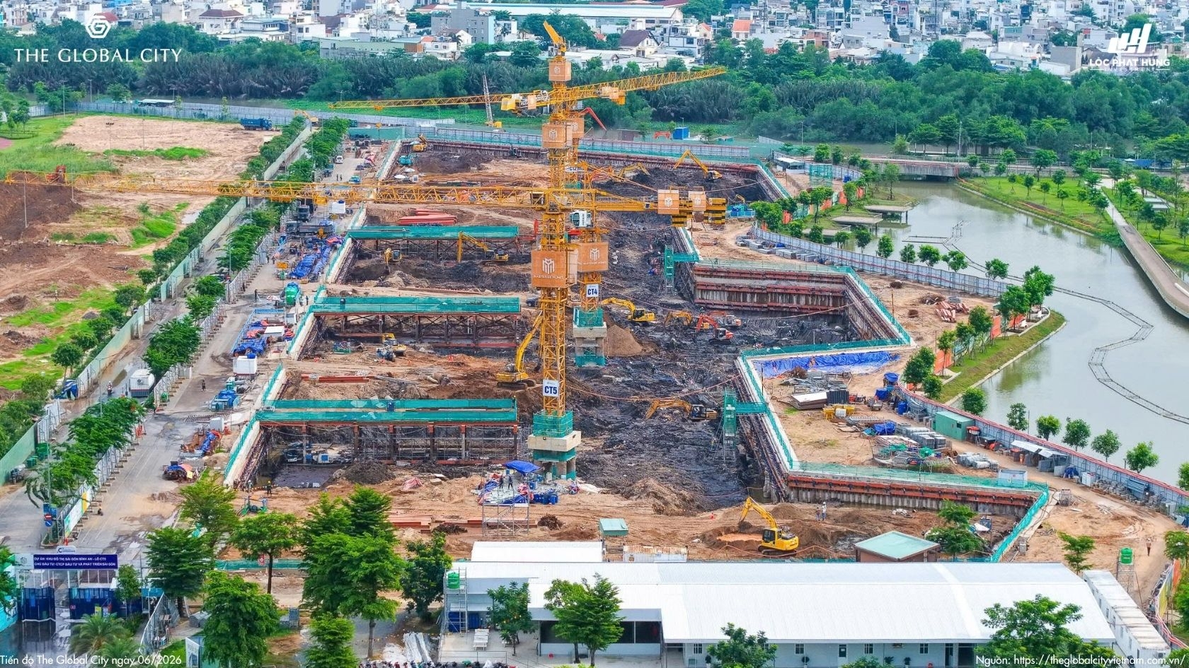 TIẾN ĐỘ THE GLOBAL CITY MỚI 06.2026 