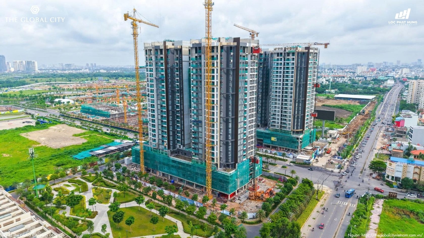 TIẾN ĐỘ THE GLOBAL CITY MỚI 06.2026 