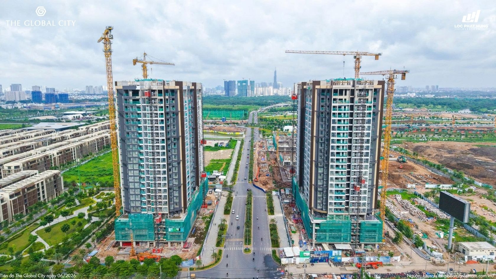 TIẾN ĐỘ THE GLOBAL CITY MỚI 06.2026 
