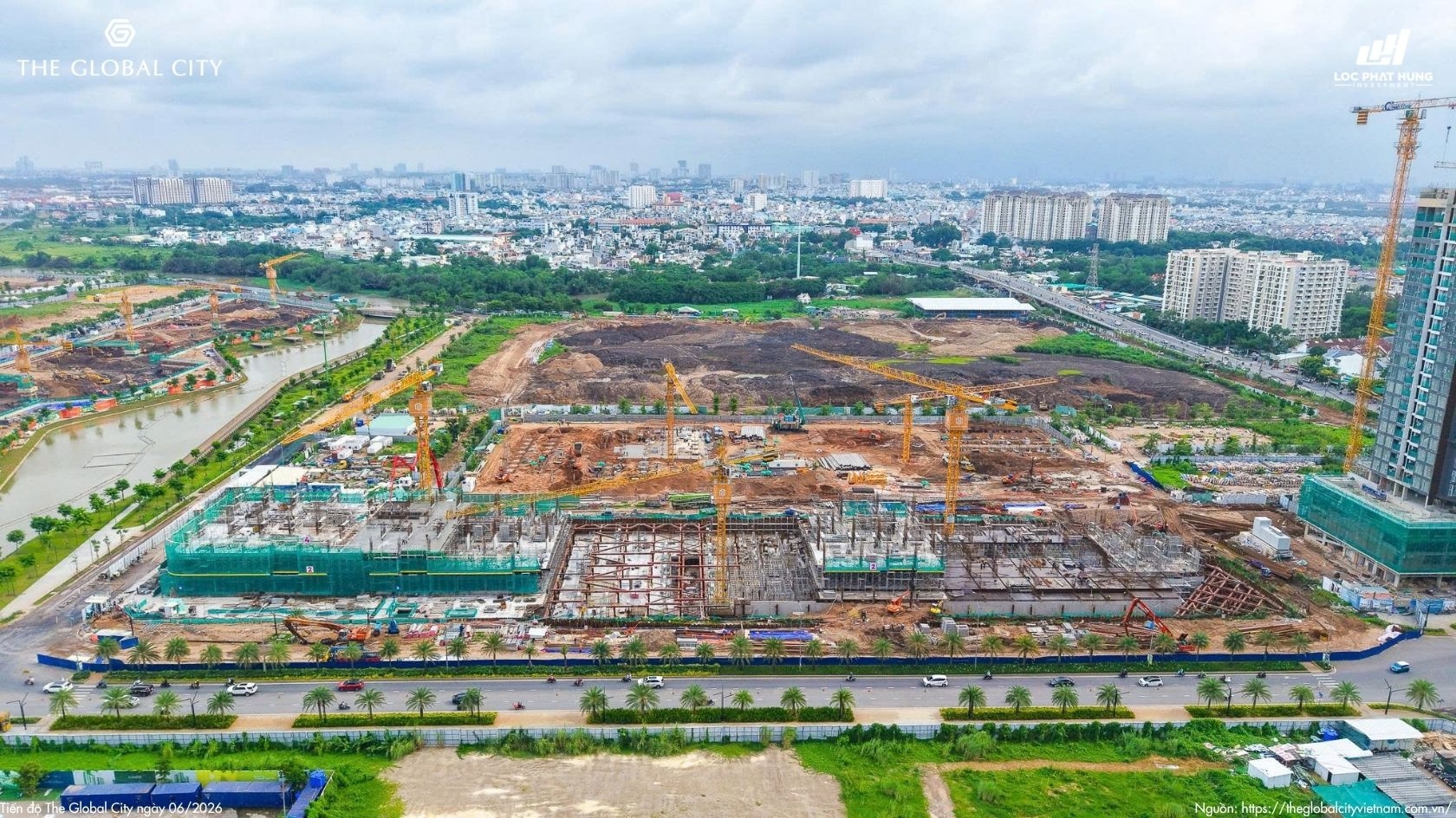 TIẾN ĐỘ THE GLOBAL CITY MỚI 06.2026 