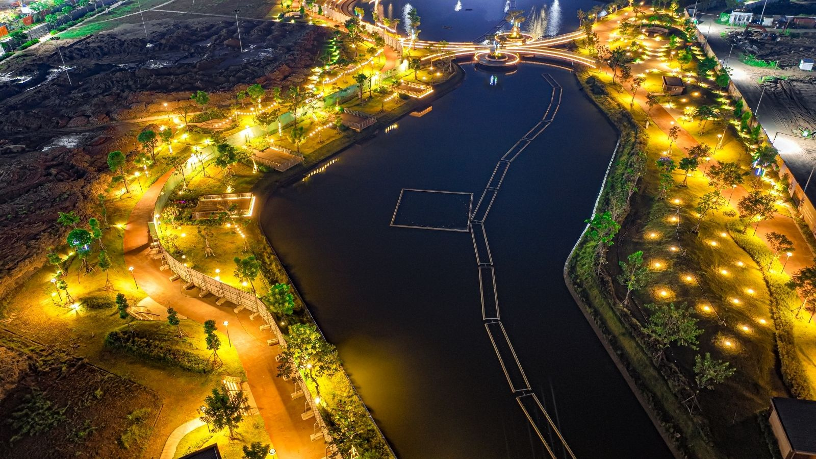 Tiến độ thực tế về đêm dự án The Global City Quận 2