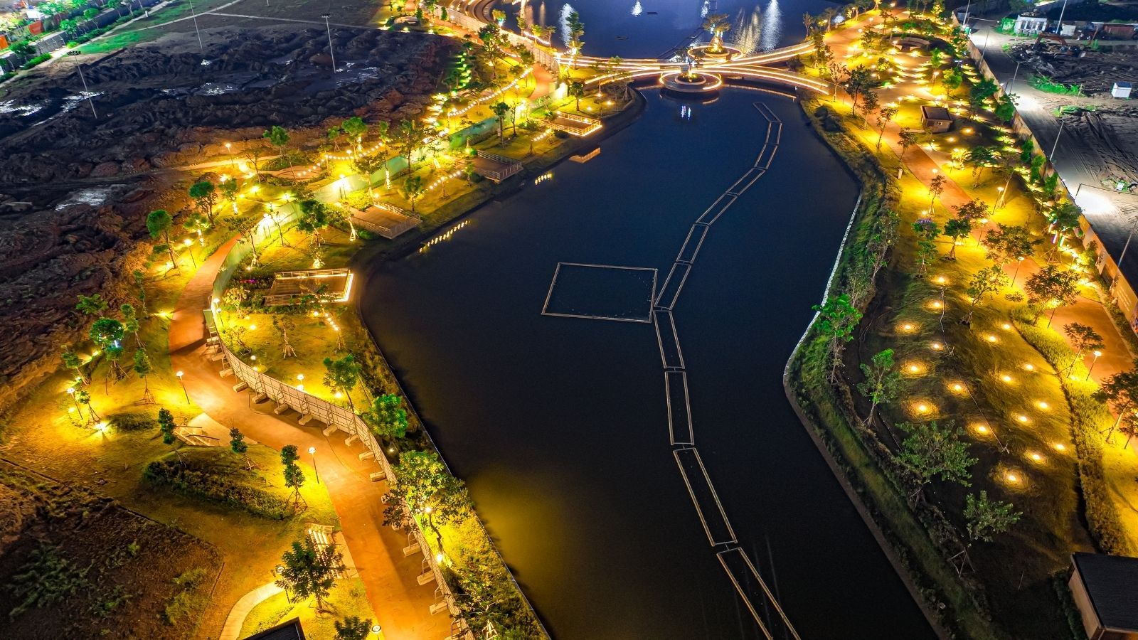 Tiến độ thực tế về đêm dự án The Global City Quận 2