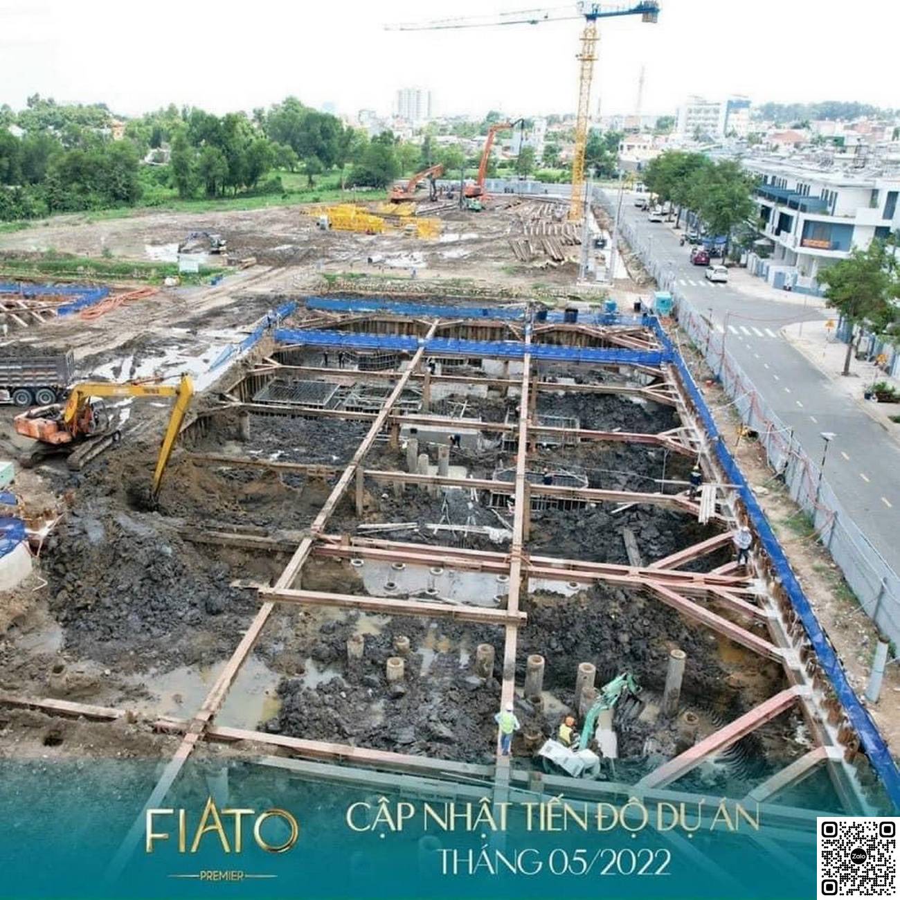 Tiến độ xây dựng dự án Fiato Premier Thủ Đức Tháng 5/2022
