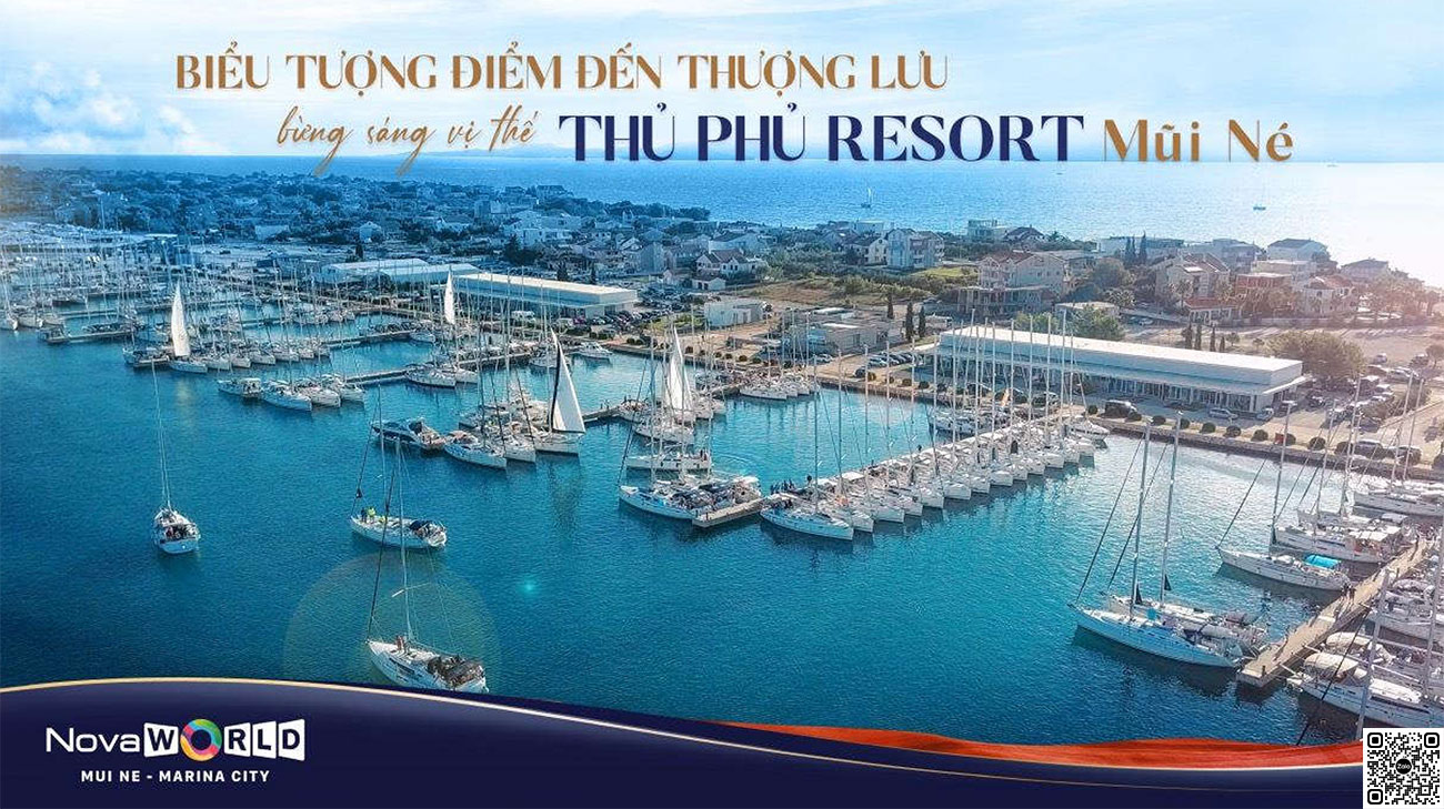 Toàn cảnh thủ phủ Resort Mũi Né thiên đường nghỉ dưỡng tại dự án Marina Phan Thiết của Novaland.