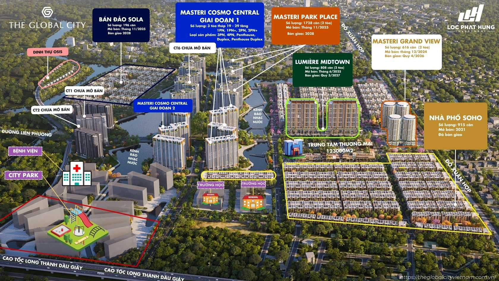 Tổng quan đại đô thị The Global City - Biểu tượng trung tâm chuẩn sống toàn cầu tại Thủ Đức