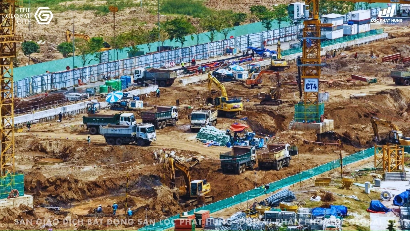 Toàn cảnh tiến độ thi công thực tế đại đô thị The Global City ngày 12/05/2026