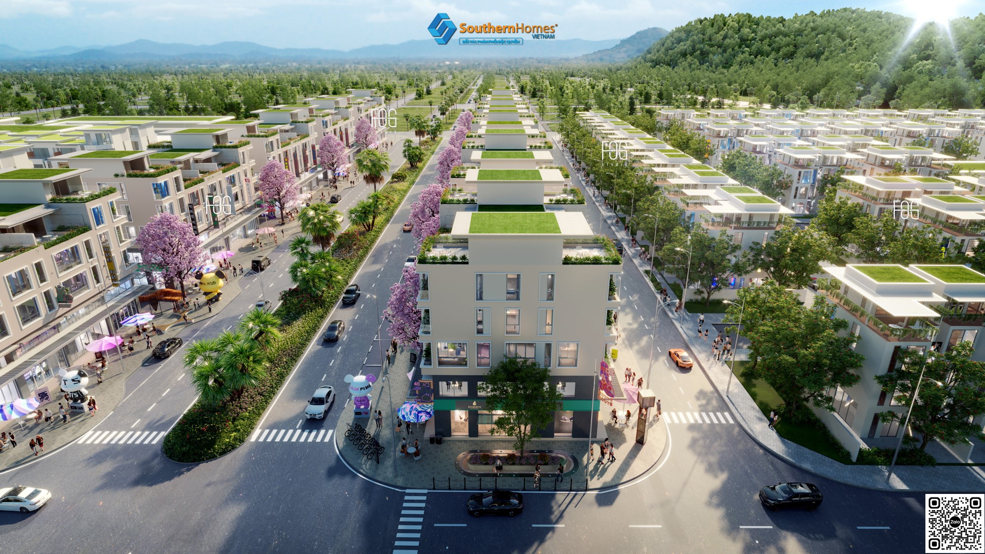 Tiện ích dự án nhà phố thương mại The Koradise Meyhomes Phú Quốc Trần Hưng Đạo chủ đầu tư Tân Á Đại Thành 