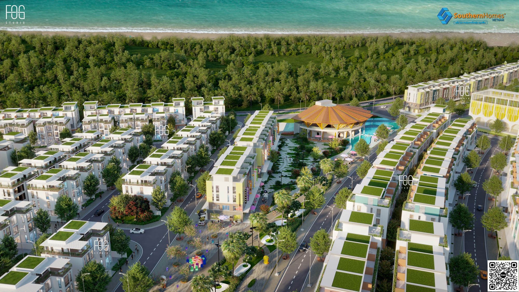 Tiện ích dự án nhà phố thương mại The Koradise Meyhomes Phú Quốc Trần Hưng Đạo chủ đầu tư Tân Á Đại Thành 