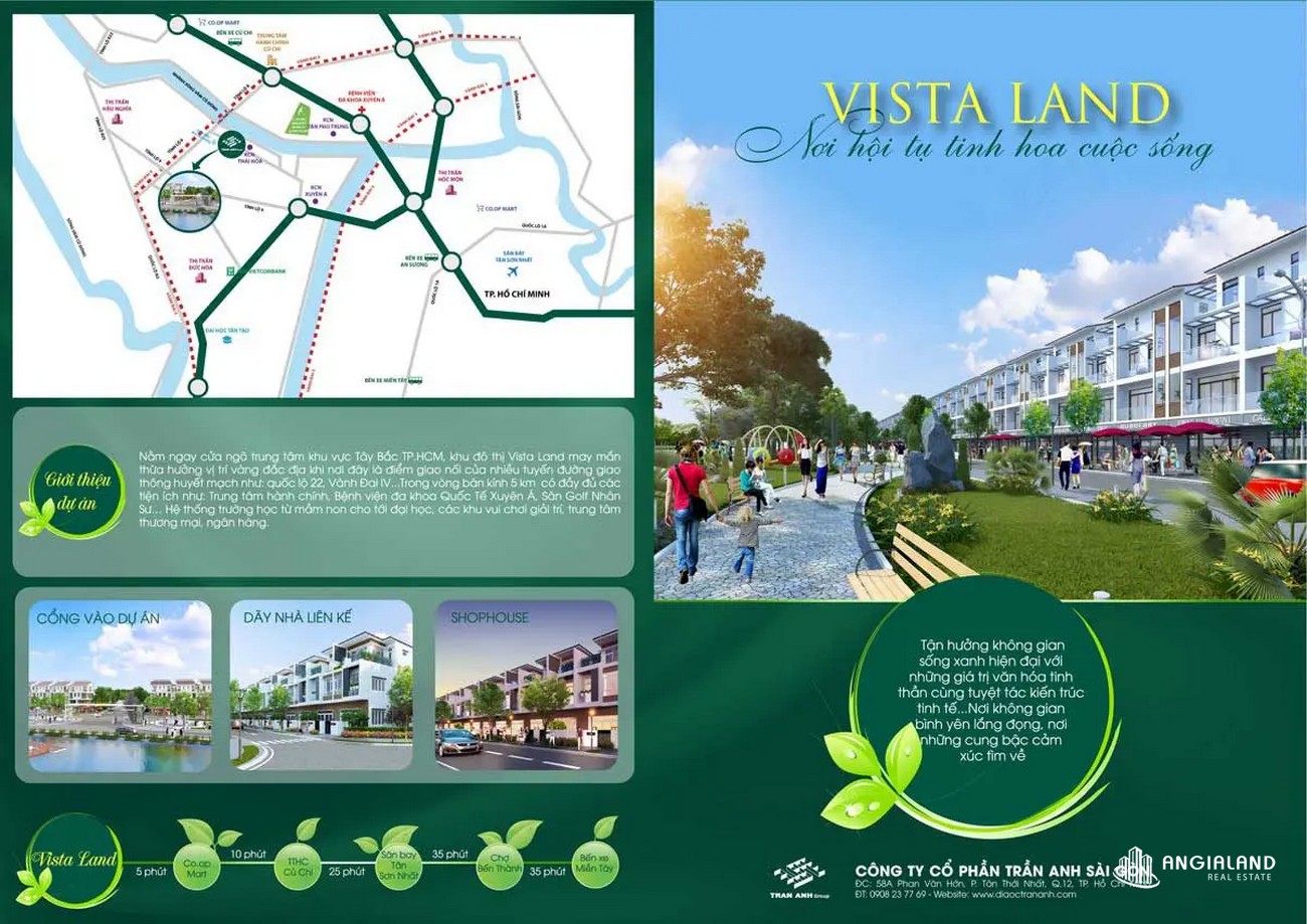 Tiện ích dự án Vista Land Đức Hòa