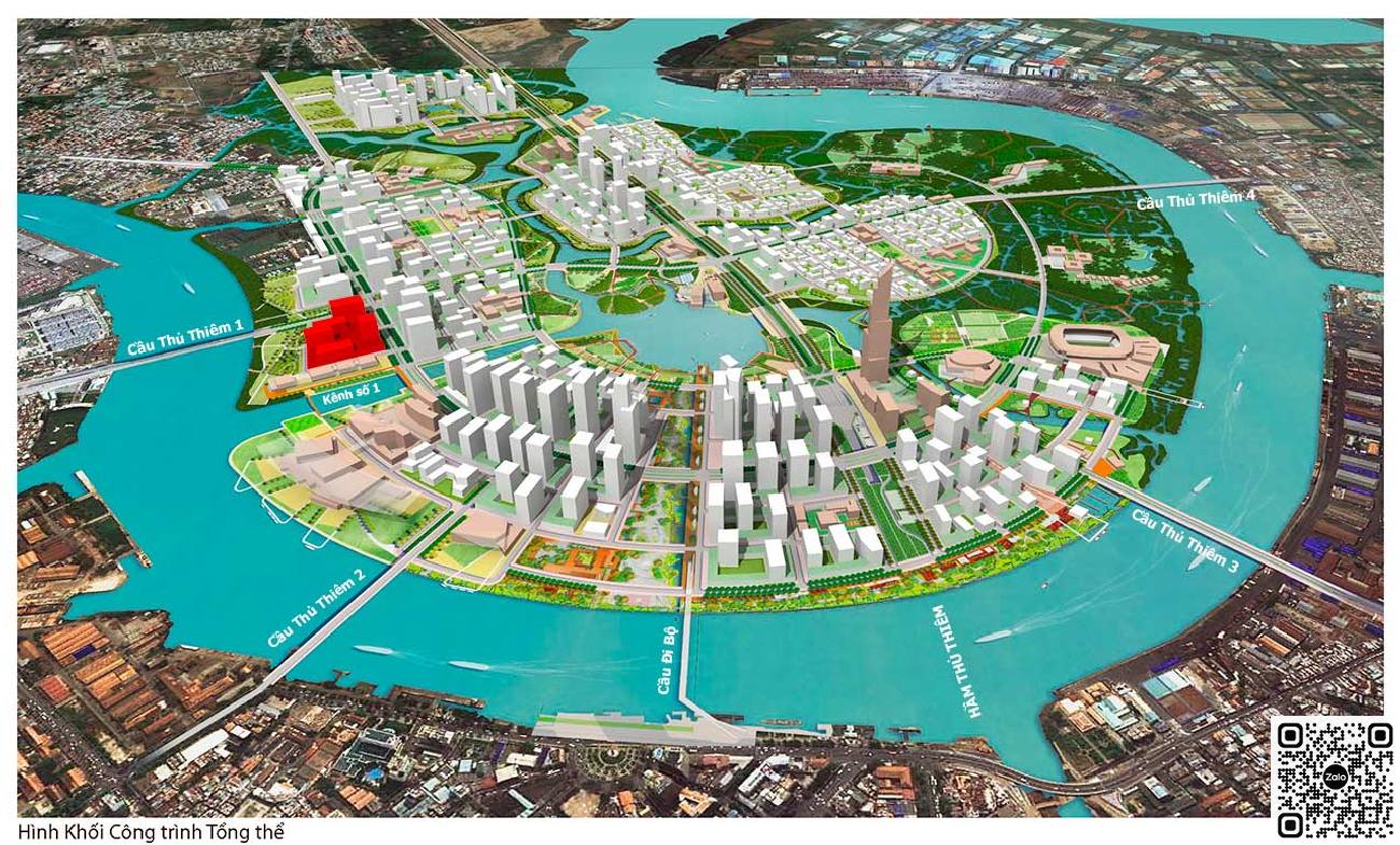 Mặt bằng dự án Marina Bay Thủ Thiêm