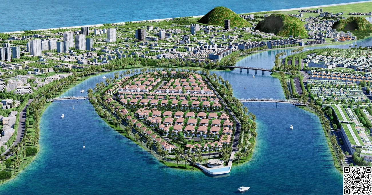 Phối cảnh tổng thể dự án Sunneva Island Đà Nẵng