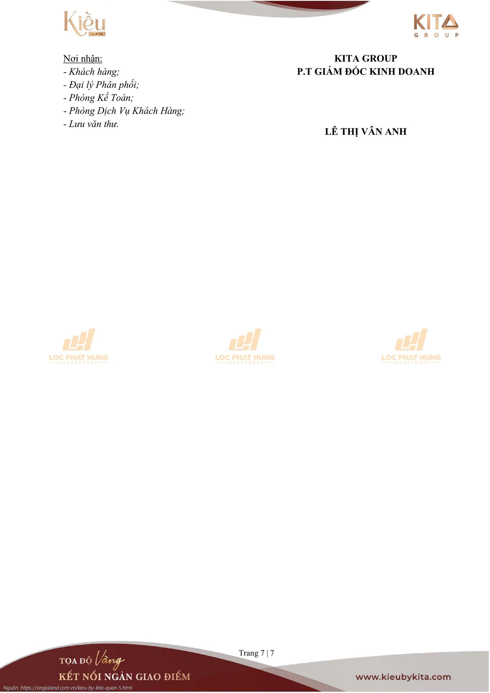 Cập nhật phương thức thanh toán và chính sách ưu đãi dự án Kiều By Kita Quận 5