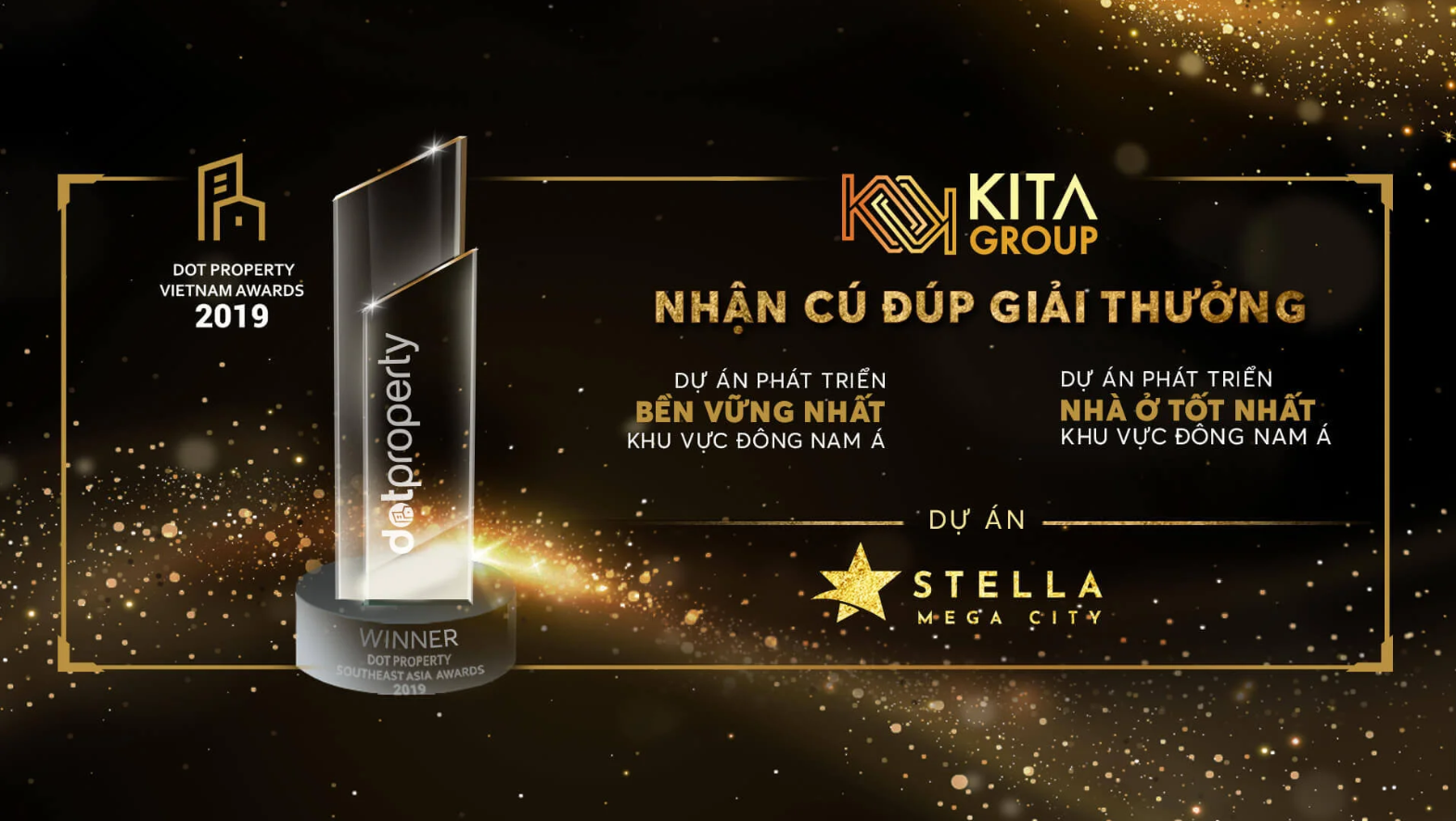 Giải thưởng của chủ đầu tư Kita Group 
