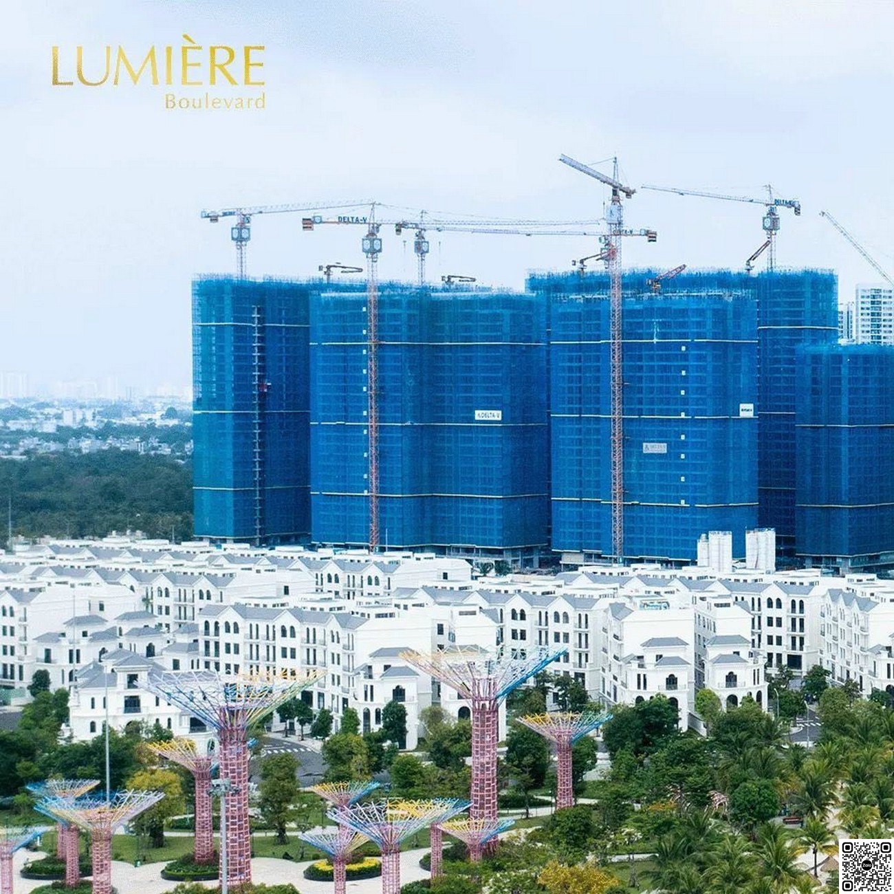 Tiến độ xây dựng dự án Lumière Boulevard tháng 08/2022
