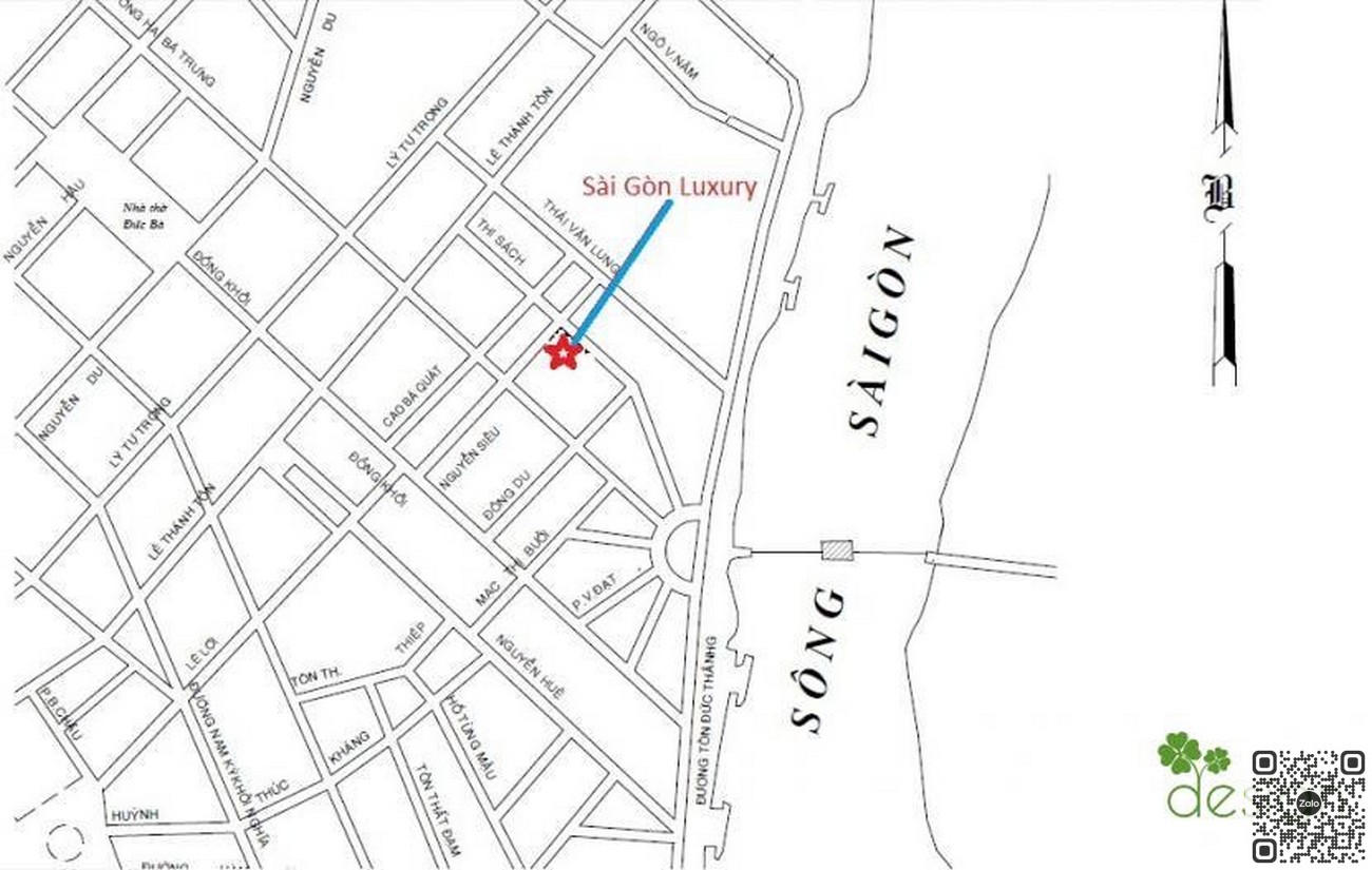 Vị trí địa chỉ chính xác dự án Sai Gon Luxury Quận 1
