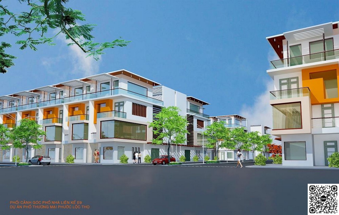 Thiết kế dự án nhà phố thương mại Phước Lộc Thọ